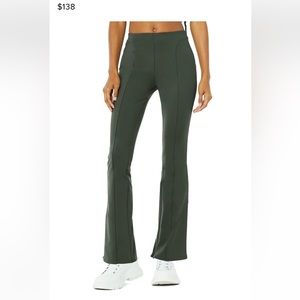 ALO high waist 7/8 zip it flare leggings